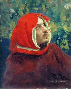 Portrait de Dante Ilya Repin Peinture à l'huile